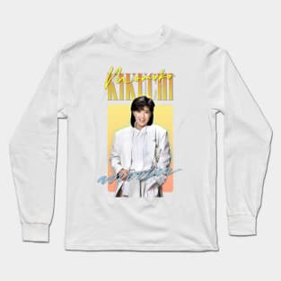 Momoko Kikuchi  // Retro 80s Fan Art Design Long Sleeve T-Shirt